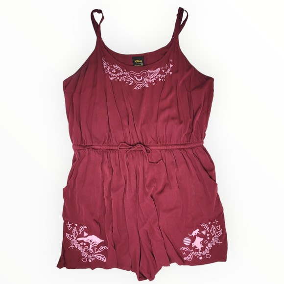 Her Universe Pants - Her Universe Disney Lion King Romper Maroon Burgundy 2X